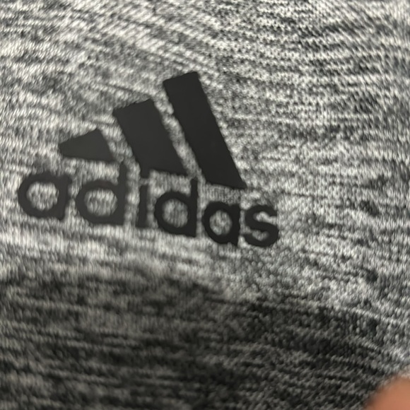 Adidas Double Pique Golf Men's Grey Black 1/4 Zip Pullover Size XL New Tags - Picture 5 of 6